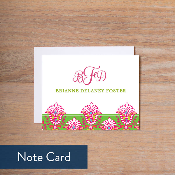 Bright Garden note card