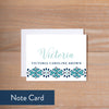 Tile Border note card