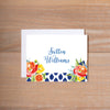 Citrus Garden personal note card (if you choose to print with us, you will also receive envelopes with your note cards)