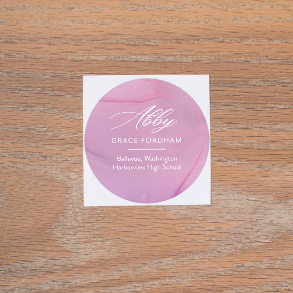 Lilac Wash personal sticker
