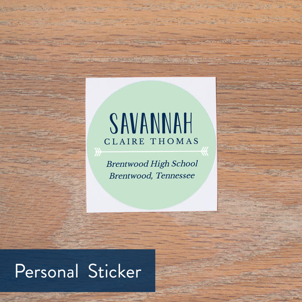 Boho Chic personal sticker