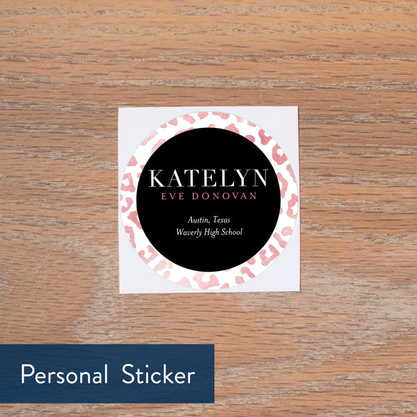 Cheetah Glimmer personal sticker