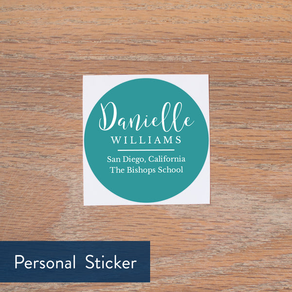 Fresh Paisley personal sticker