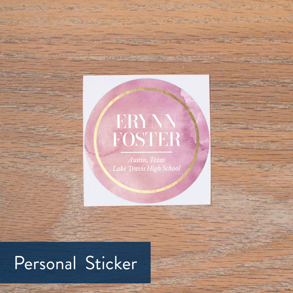 Geometric Bouquet personal sticker