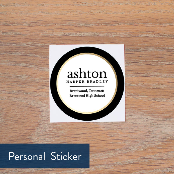 Golden Dots personal sticker