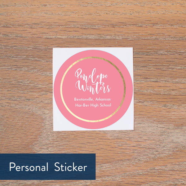 Gradient Confetti personal sticker