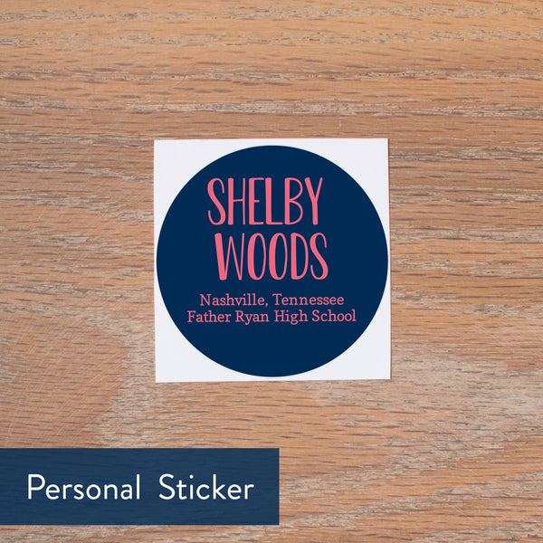 Simply Preppy personal sticker
