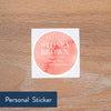 Peony Garden personal sticker