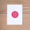 Big Name Personal Sticker shown in Peony