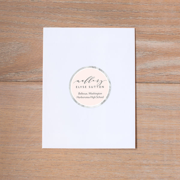 Marble Blush personal sticker