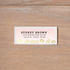 Golden Leopard return (home) address label