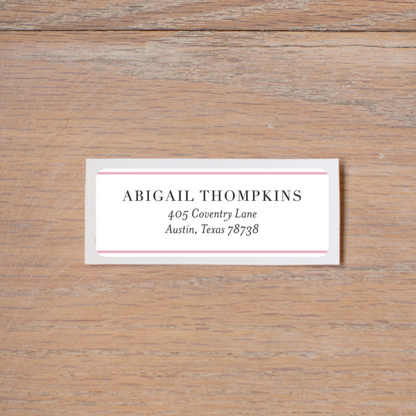 Soft Succulents return (home) address label