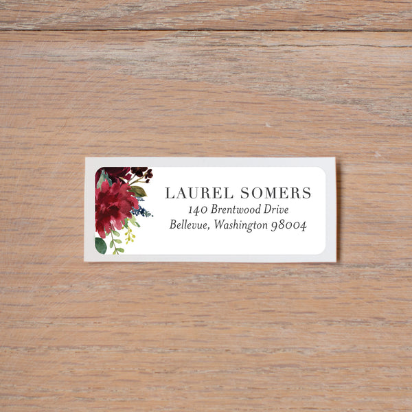 Moody Garden return (home) address label