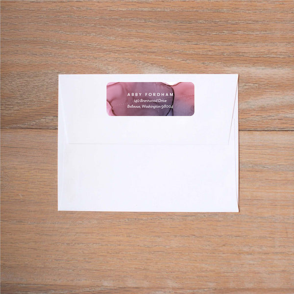 Lilac Wash Return (Home) Address Label