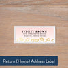 Golden Leopard return address label