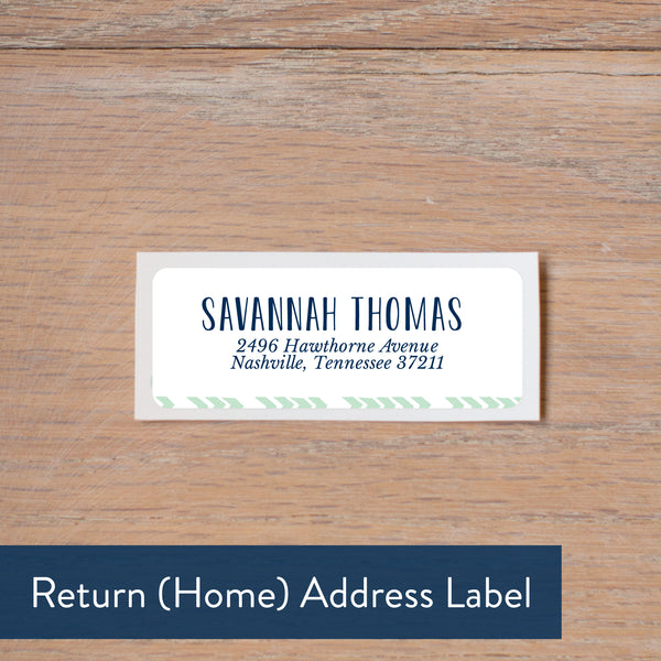 Boho Chic return address label