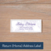 Delicate Lace return address label