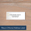 Golden Marble return address label