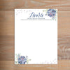 Succulent Garden social resume letterhead without formatting
