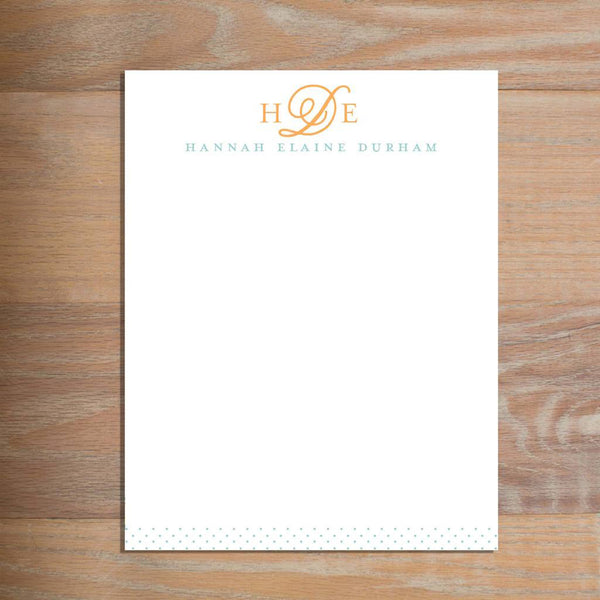 Sweet Monogram letterhead version 2