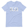 Chi Omega Heather Blue Sorority T-shirt