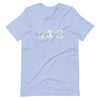 Delta Phi Epsilon Heather Blue Sorority T-shirt