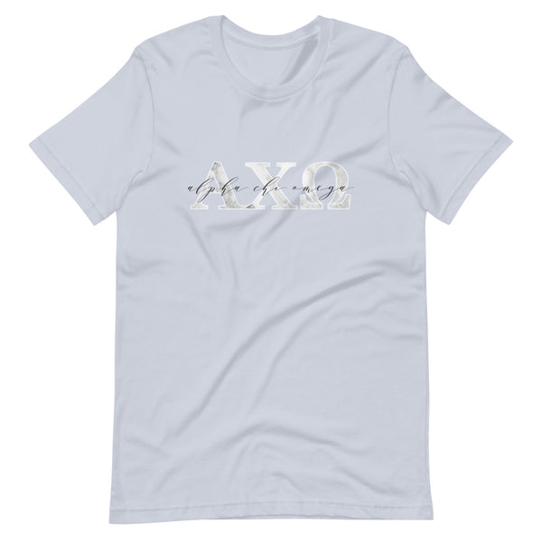 Alpha Chi Omega Light Blue Sorority T-shirt