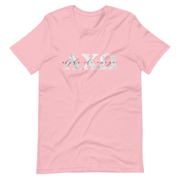 Alpha Chi Omega Pink Sorority T-shirt