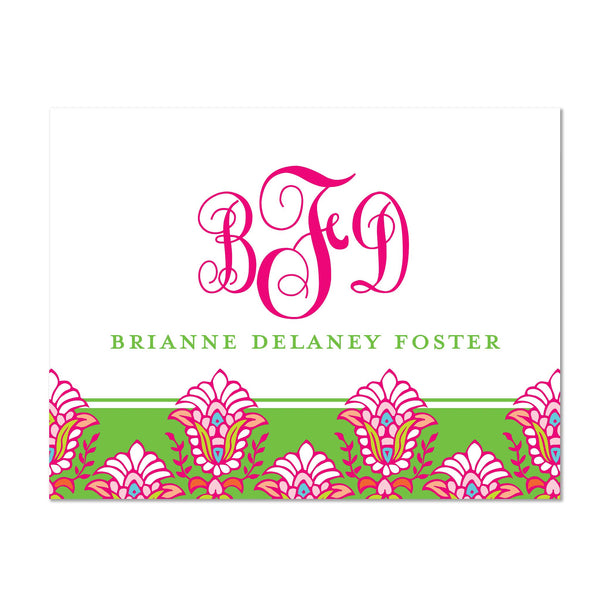 Bright Garden Personalized Folder Stickers