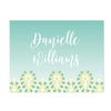 Fresh Paisley Personalized Folder Stickers