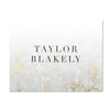Golden Marble Personalized Folder Stickers