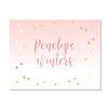 Gradient Confetti Personalized Folder Stickers