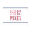 Simply Preppy Personalized Folder Stickers