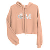 Phi Mu Marble & Muted Blush Cropped Sorority Sweatshirt