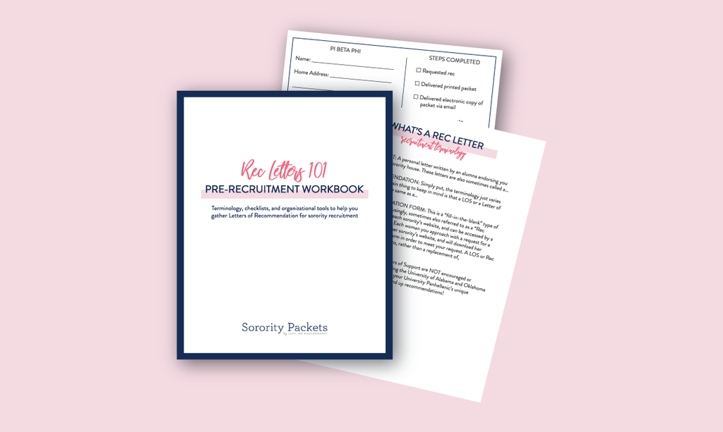 Rec Letters 101: How to Gather Letters of Recommendation for Sorority Recruitment