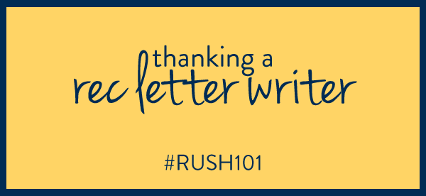 How to Thank the Alumnae Writing Your Letters of Recommendation