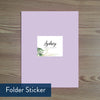 Golden Greenery folder sticker