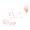 Delicate Blooms Personalized Folder Stickers