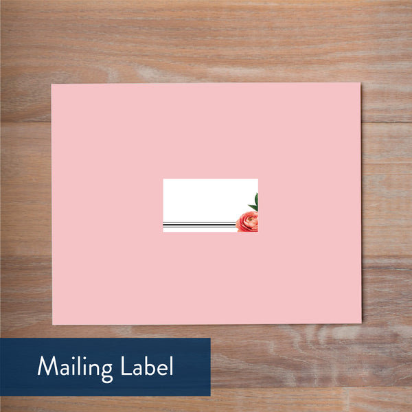 Petals mailing label