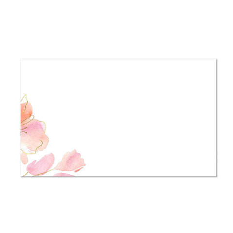 Delicate Blooms Mailing Label shown in Bluebell