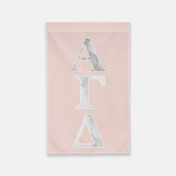 Alpha Gamma Delta Vertical Greek Letter Flag