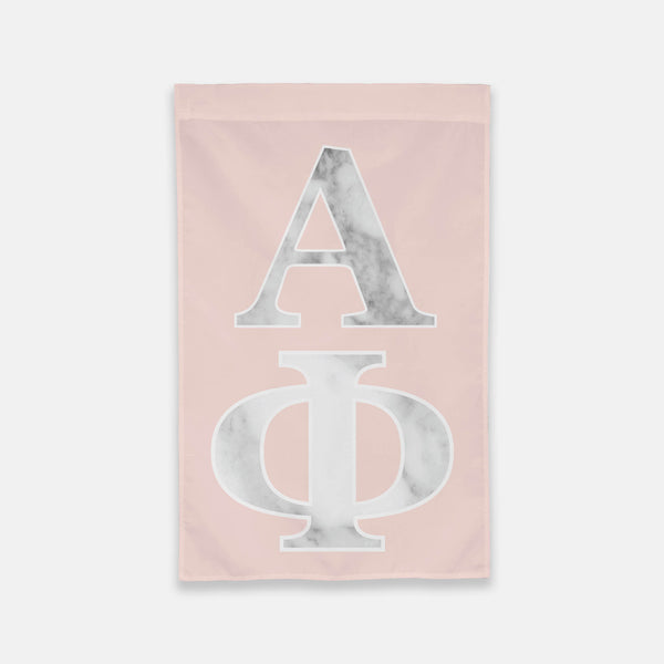 Alpha Phi Vertical Greek Letter Flag