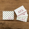 Alpha Gamma Delta Mixed Greek Note Cards