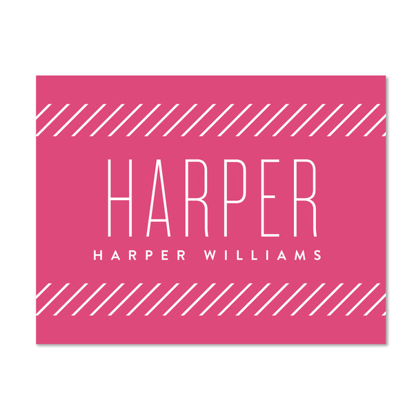 Big Name Personalized Folder Stickers