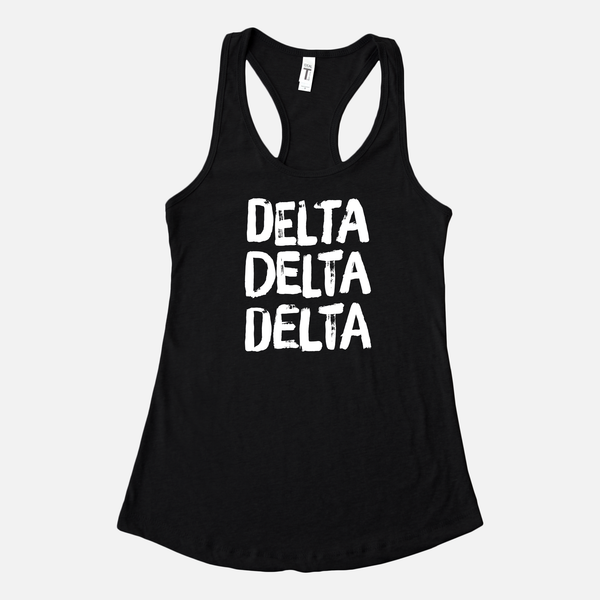 Delta Delta Delta Graphic Sorority Tank
