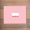 Bright Garden Mailing Label shown in Peony & Jungle