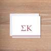 Sigma Kappa Preppy Sorority Note Card