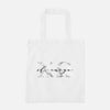 Chi Omega Marble Greek Letters Tote