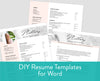 Marble Blush Word Templates