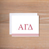 Alpha Gamma Delta Preppy Sorority Note Card